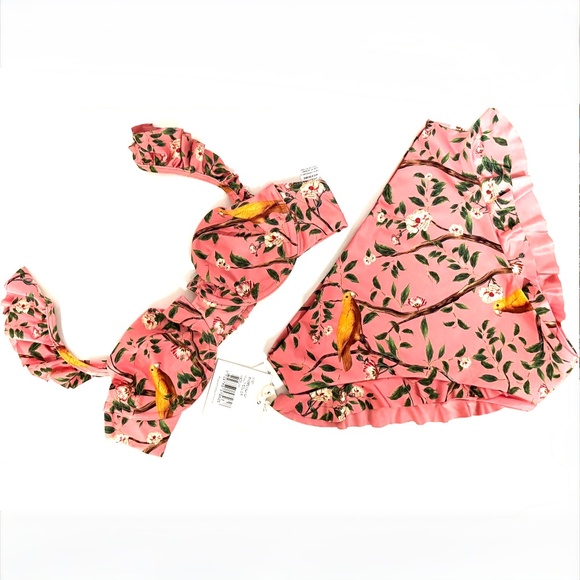 Agua by Agua Bendita Los Canarios Bikini NWT Size M - Picture 7 of 12